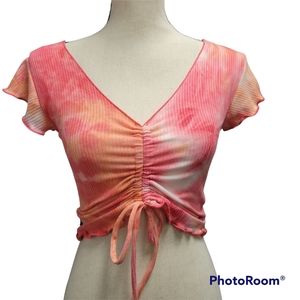 NWT Antistar Tie Dye Crop Top Sz S